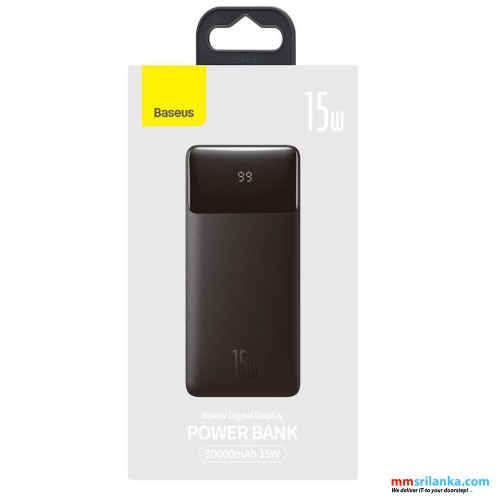 Baseus Bipow Digital Display Power bank 30000mAh 15W